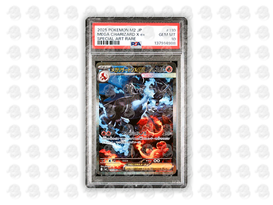 #110 MEGA CHARIZARD X EX - SPECIAL ART RARE | PSA 10 | 2025 M2-INFERNO X