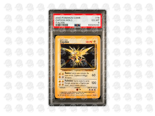 #16 ZAPDOS-HOLO - ITALIAN | PSA 6 | 2000 GAME
