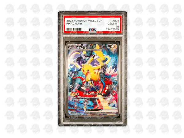 #1 PIKACHU EX - - | PSA 10 | 2023 WCS23-WORLD CHAMPIONSHIPS YOKOHAMA DECK: PIKACHU