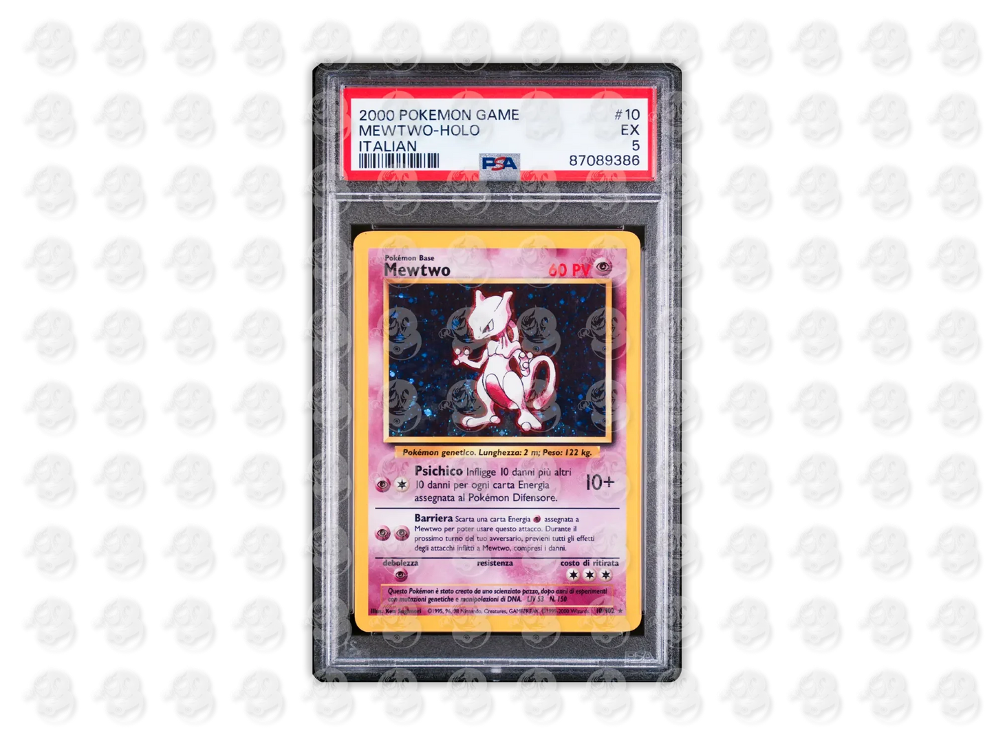 #10 MEWTWO-HOLO - ITALIAN | PSA 5 | 2000 GAME