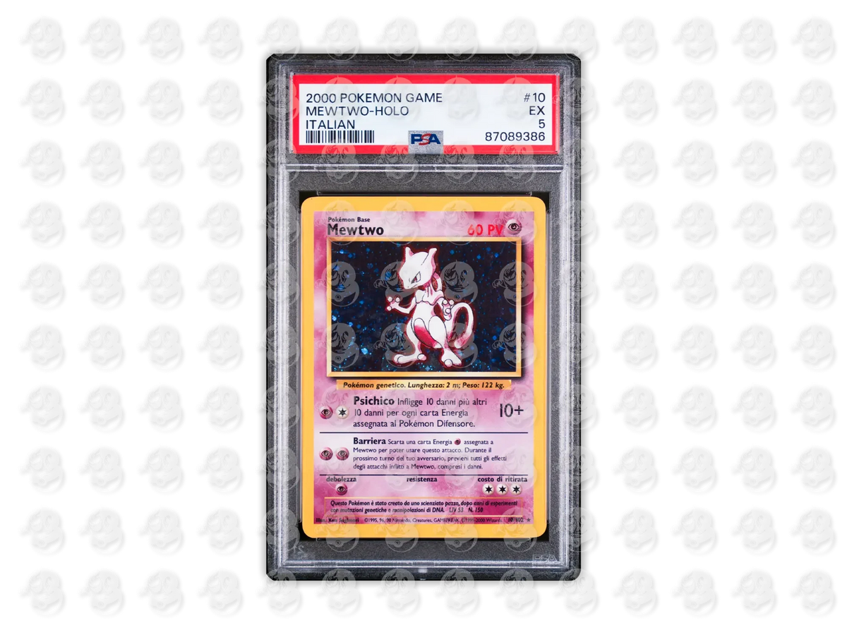 #10 MEWTWO-HOLO - ITALIAN | PSA 5 | 2000 GAME