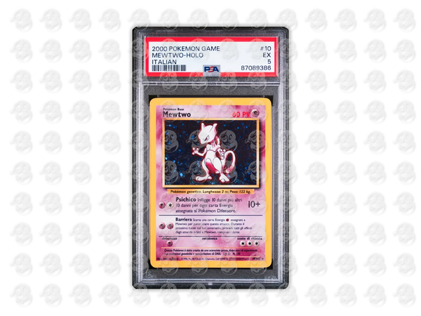 #10 MEWTWO-HOLO - ITALIAN | PSA 5 | 2000 GAME