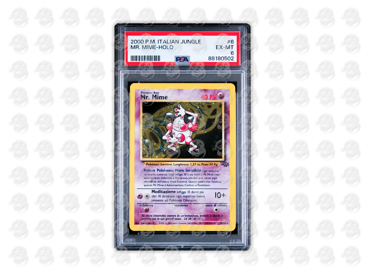 #6 MR. MIME-HOLO - - | PSA 6 | 2000 JUNGLE