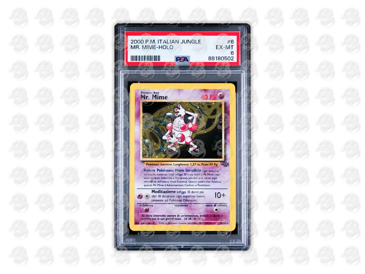 #6 MR. MIME-HOLO - - | PSA 6 | 2000 JUNGLE
