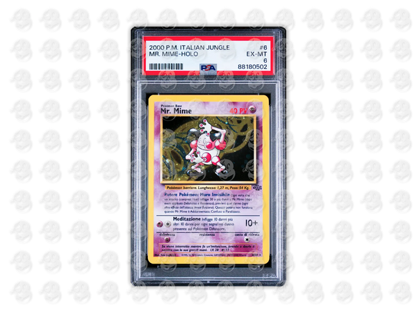 #6 MR. MIME-HOLO - - | PSA 6 | 2000 JUNGLE