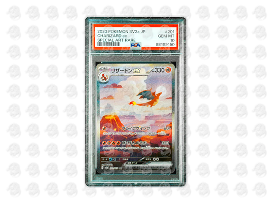 #201 CHARIZARD EX - SPECIAL ART RARE | PSA 10 | 2023 SV2a-151