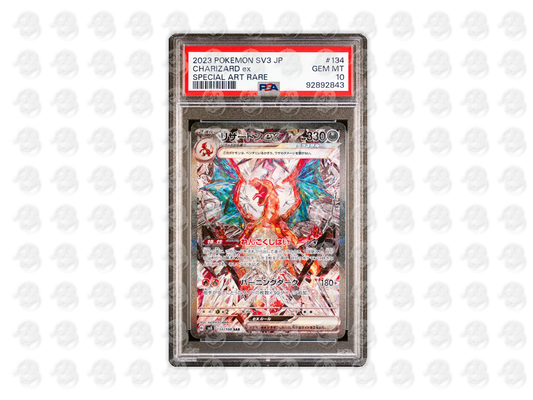 #134 CHARIZARD EX - SPECIAL ART RARE | PSA 10 | 2023 SV3-RULER OF THE BLACK FLAME