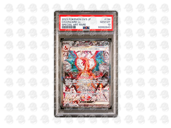 #134 CHARIZARD EX - SPECIAL ART RARE | PSA 10 | 2023 SV3-RULER OF THE BLACK FLAME