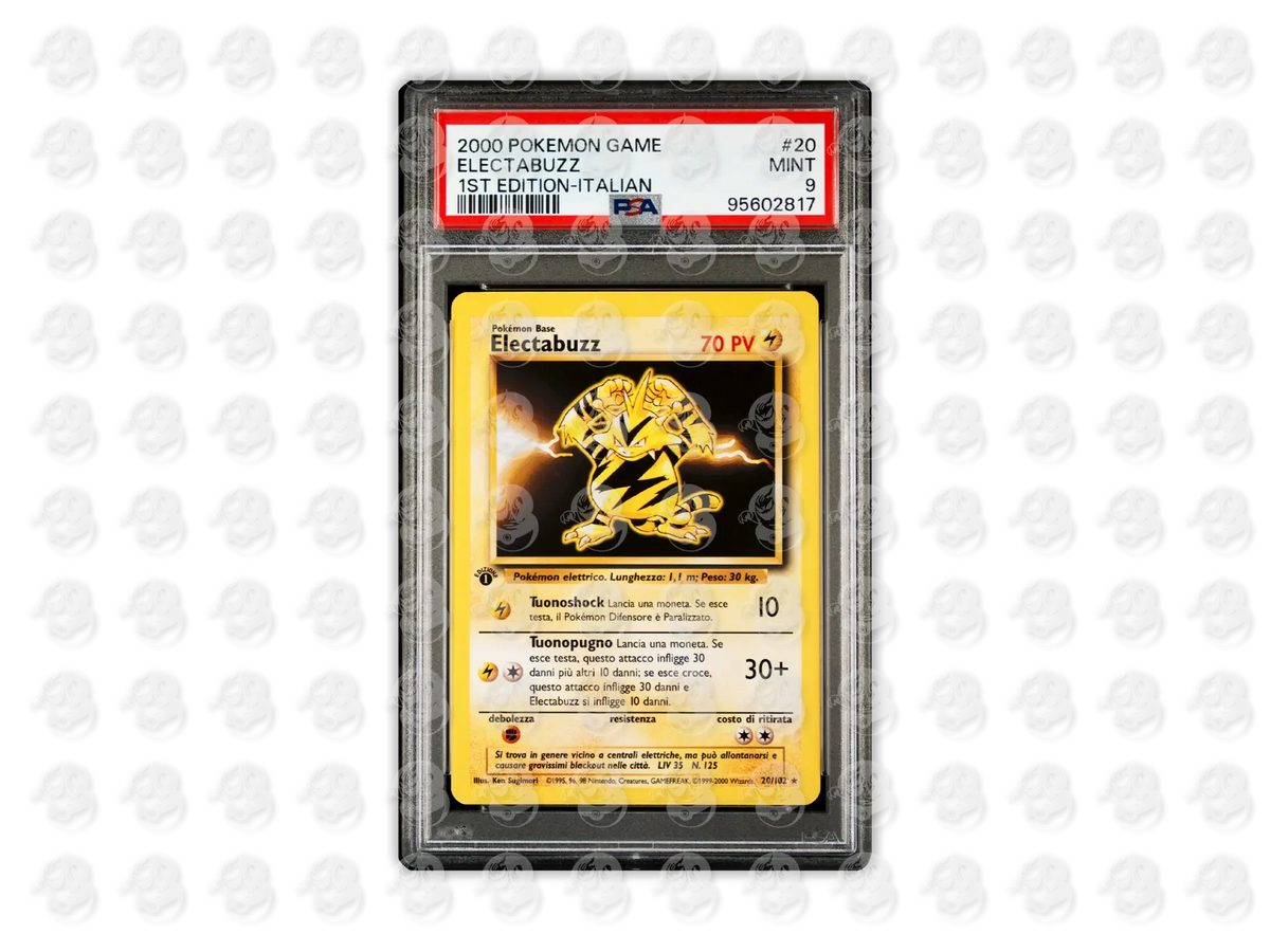 #20 ELECTABUZZ - 1ST EDITION-ITALIAN | PSA 9 | 2000 GAME