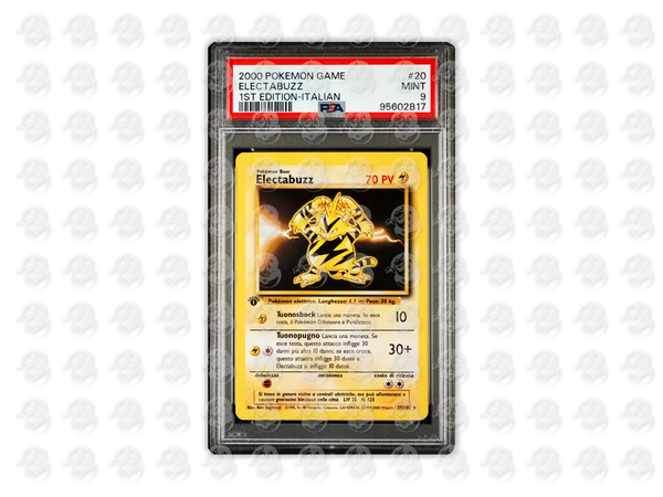 #20 ELECTABUZZ - 1ST EDITION-ITALIAN | PSA 9 | 2000 GAME