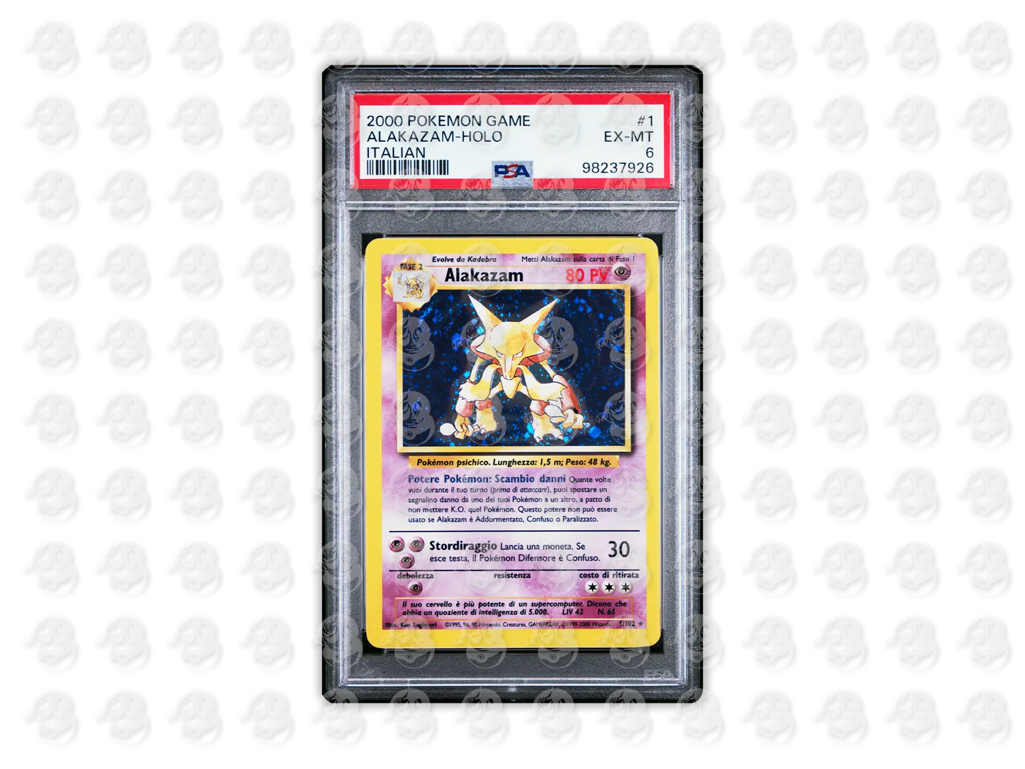 #1 ALAKAZAM-HOLO - ITALIAN | PSA 6 | 2000 GAME