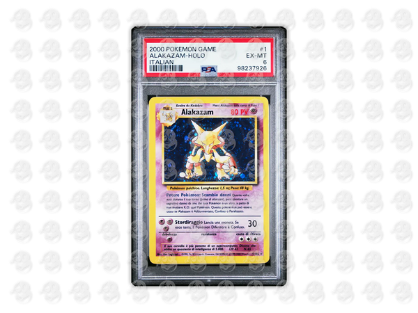 #1 ALAKAZAM-HOLO - ITALIAN | PSA 6 | 2000 GAME