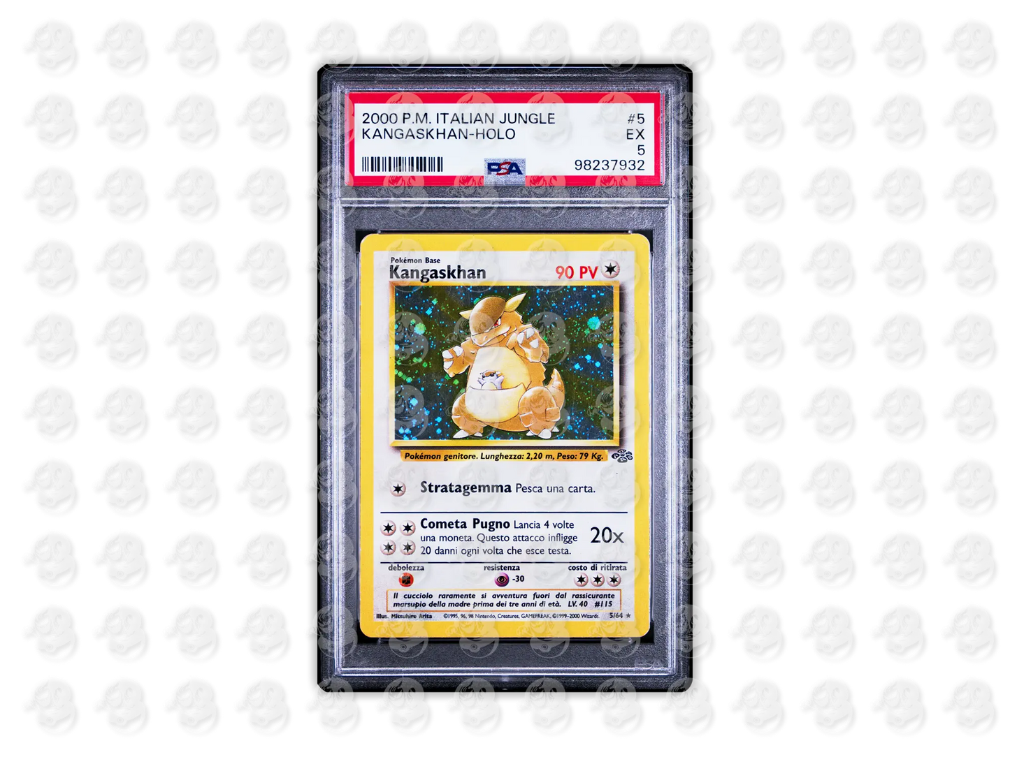 #5 KANGASKHAN-HOLO - - | PSA 5 | 2000 JUNGLE