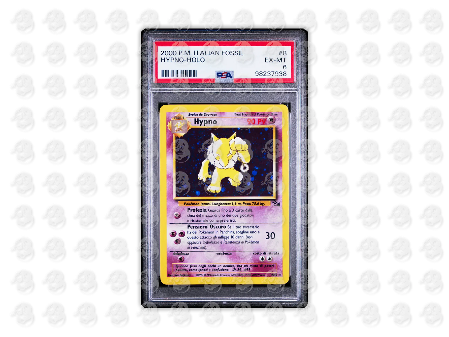#8 HYPNO-HOLO - - | PSA 6 | 2000 FOSSIL