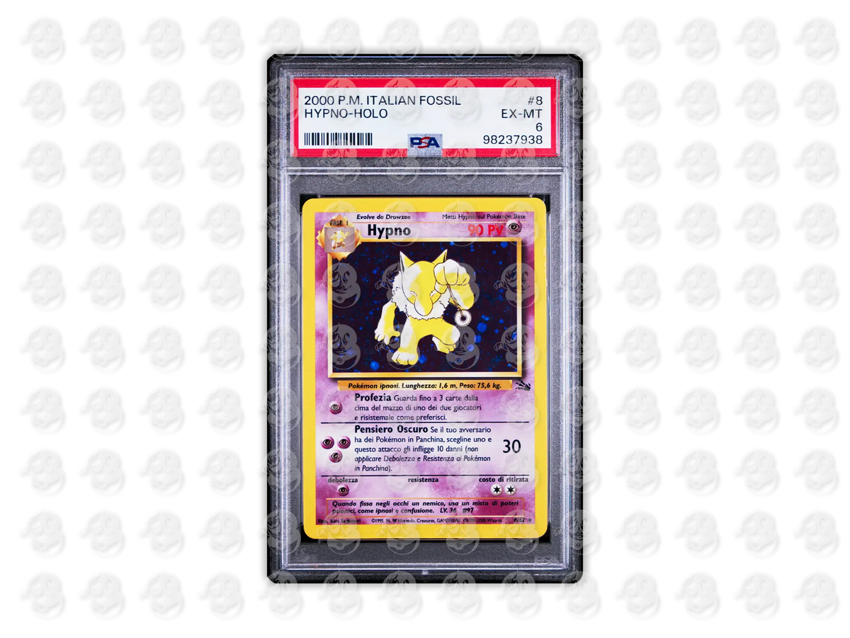 #8 HYPNO-HOLO - - | PSA 6 | 2000 FOSSIL