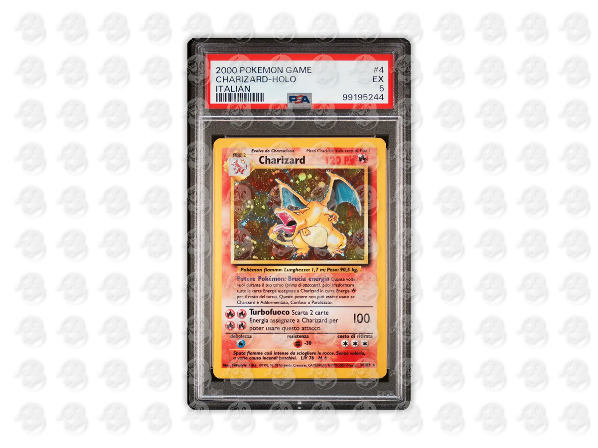 #4 CHARIZARD-HOLO - ITALIAN | PSA 5 | 2000 GAME