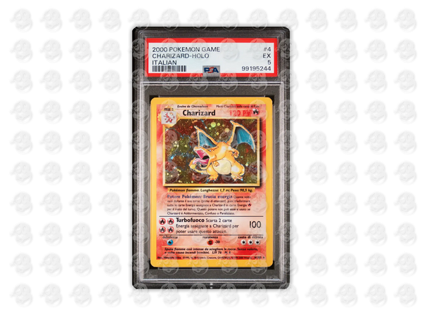 #4 CHARIZARD-HOLO - ITALIAN | PSA 5 | 2000 GAME