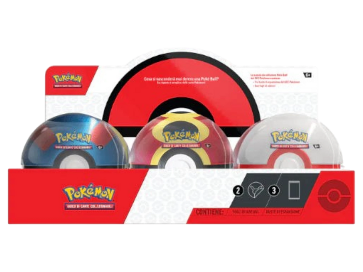 Pokéball Tin - Origine, crepuscolo, scarlatto