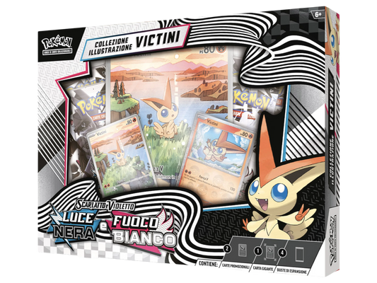 Luce Nera & Fuoco Bianco - Collezione con illustrazione Victini