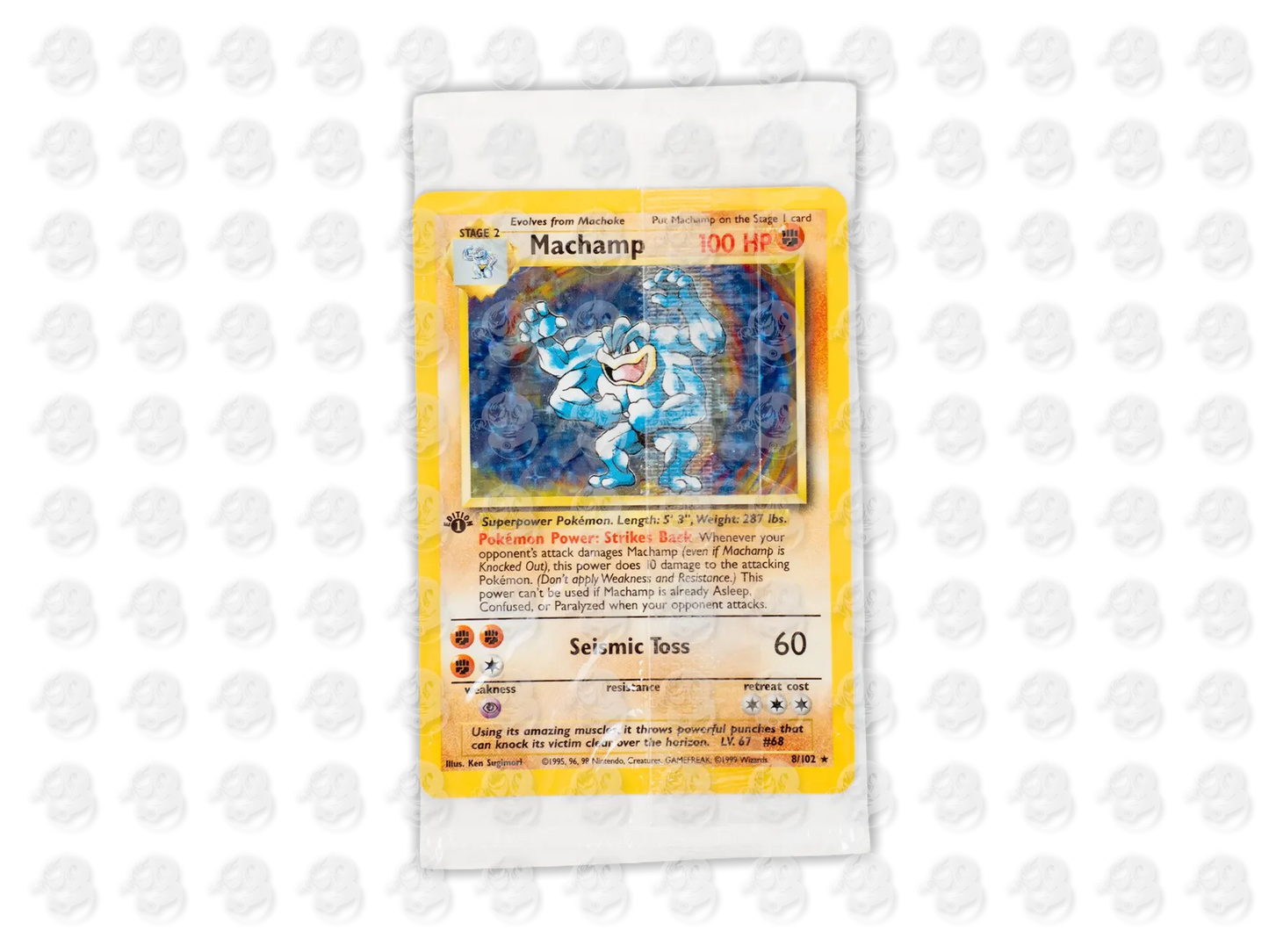 Machamp - 008 Base Set - ENG - Holo 1st Edition