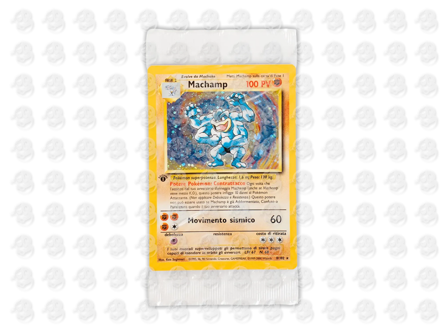 Machamp - 008 Base Set - ITA - Holo 1st Edition