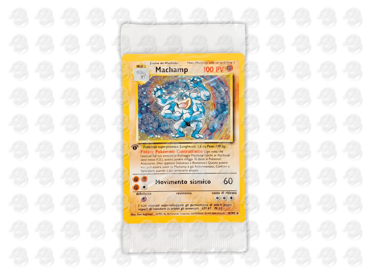 Machamp - 008 Base Set - ITA - Holo 1st Edition