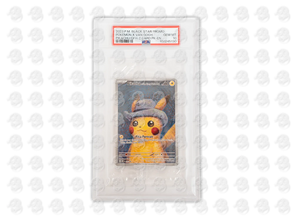 Pikachu With Grey Felt Hat - 085 - ENG - Van Gogh Black Star Promo - PSA 10