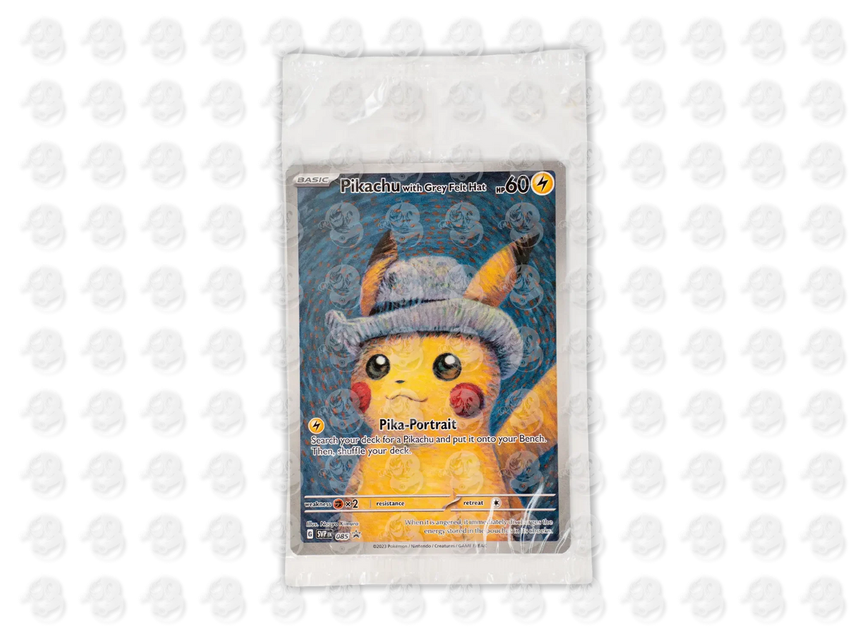 Pikachu With Grey Felt Hat - 085 SVP - ENG - Van Gogh Museum - Sealed