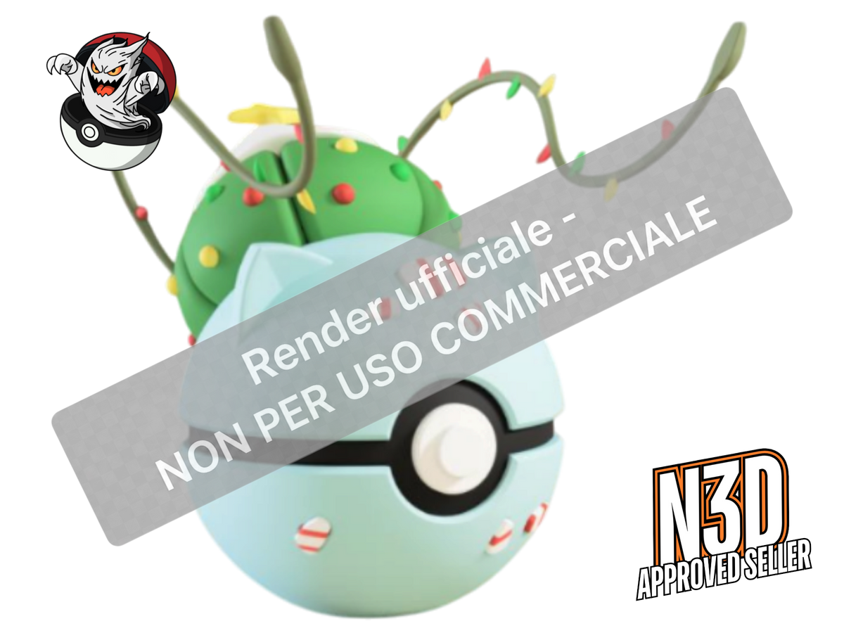 0001 - Bulbasaur - Christmas