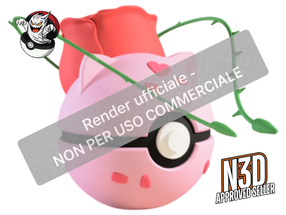 0001 - Bulbasaur - Rose
